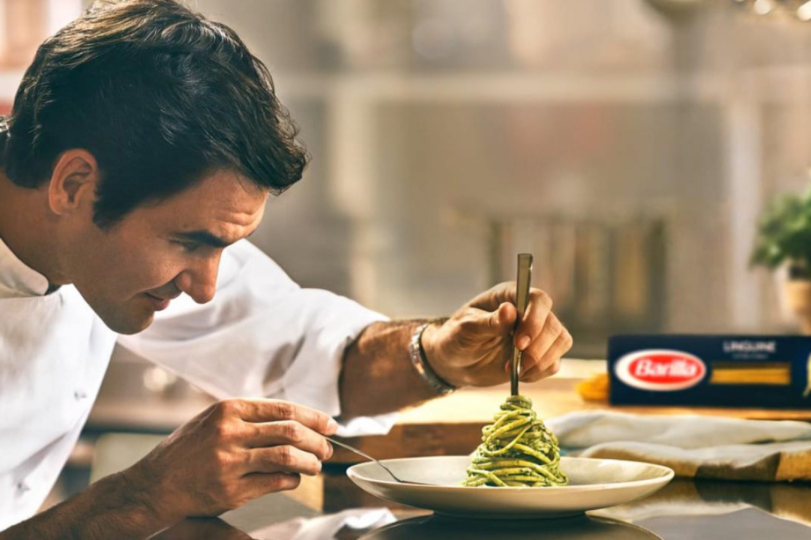 Barilla Roger Federer in Davide Oldani