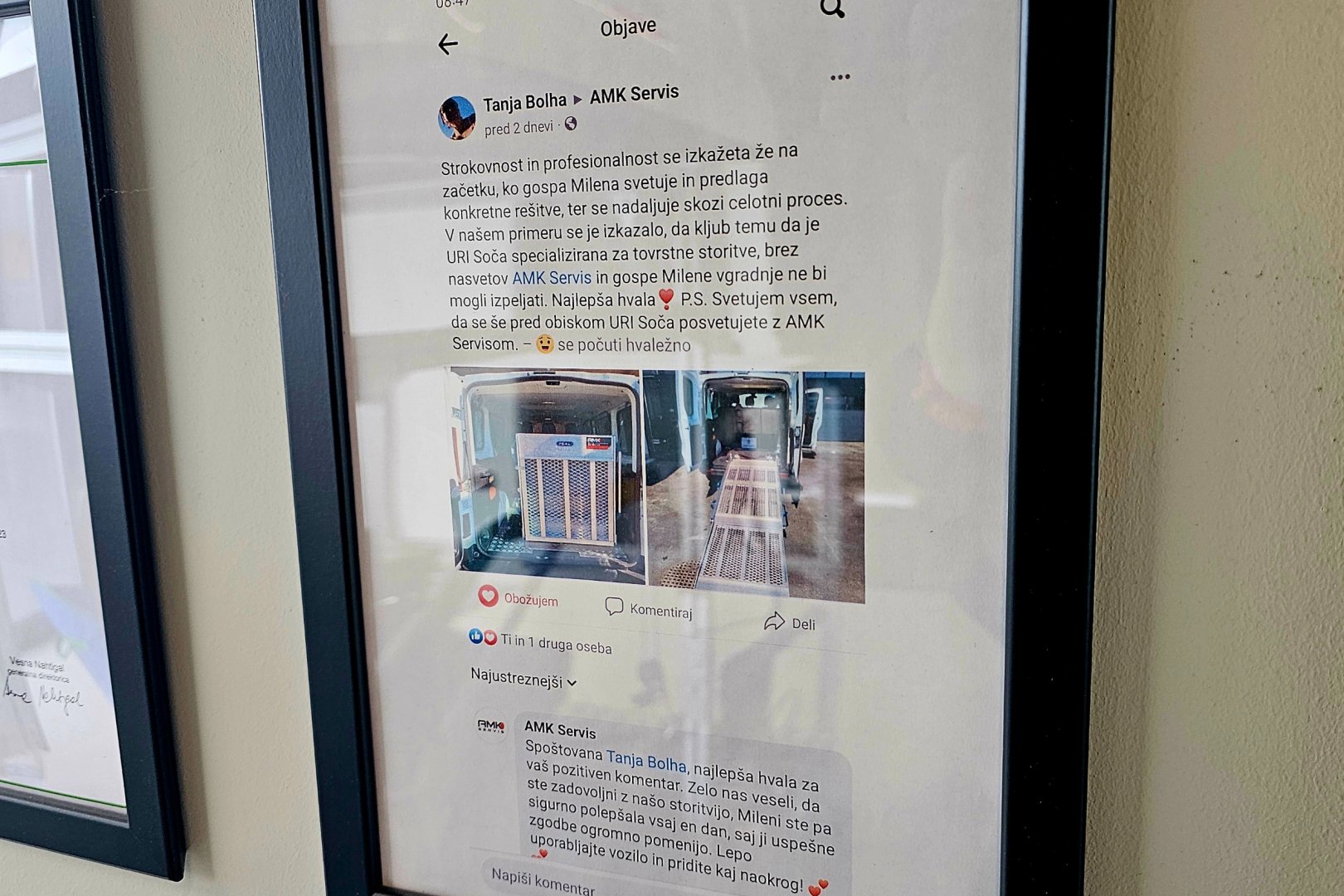Ustvarite zid pozitivnih komentarjev
